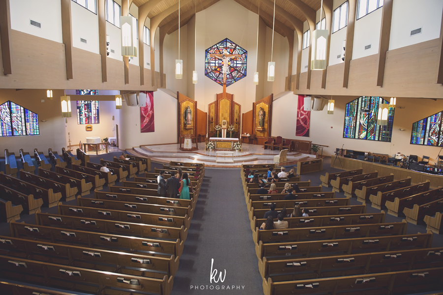Holy Cross Catholic Church Orlando Wedding photography kv photography