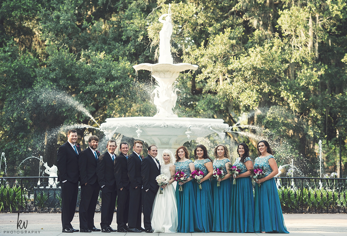 Savannah Wedding Photographer Mansion on Forsyth Park